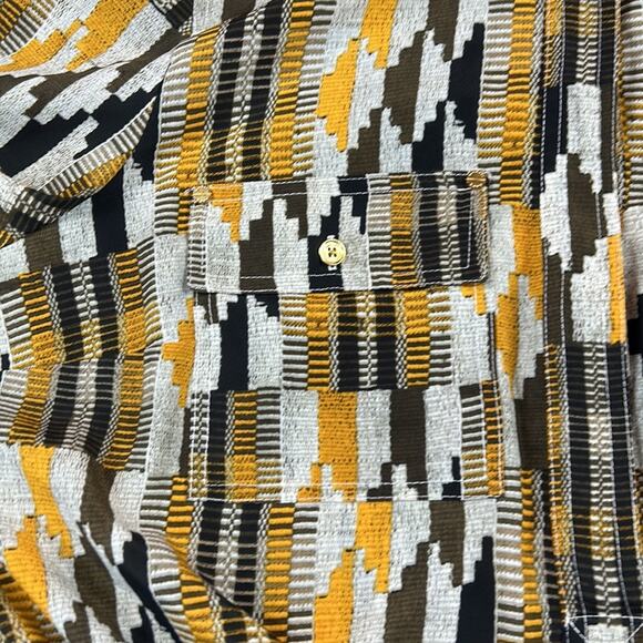 Michael Micheal Kors Patterned peplum blouse, size L - Picture 6 of 15